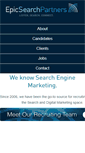 Mobile Screenshot of epicsearchpartners.com